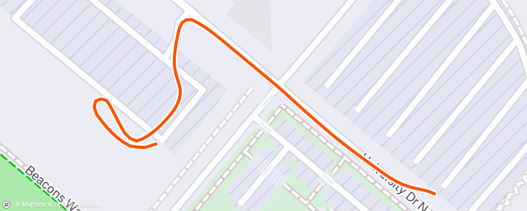 Map of the activity, Morning Ride