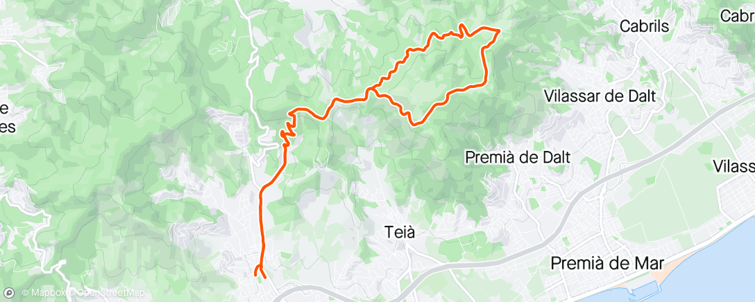 Map of the activity, Sortida expres