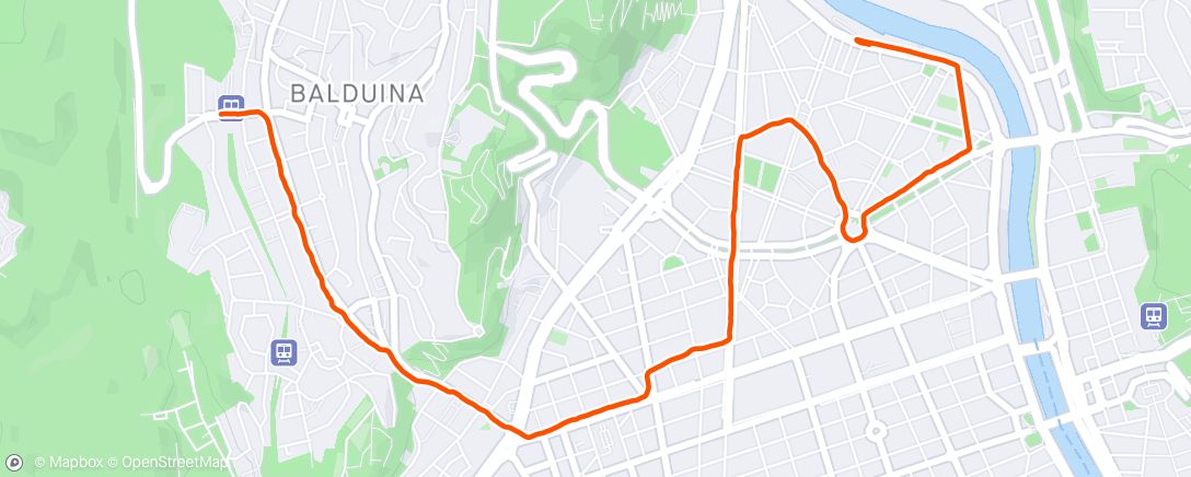 Map of the activity, Semi-marathon EUC 🇪🇺🇮🇹
