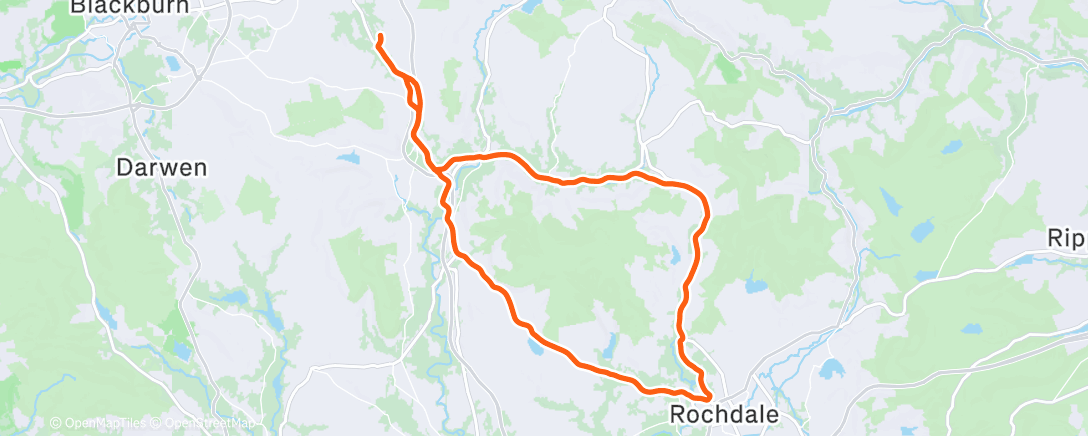 Map of the activity, Owd Betts