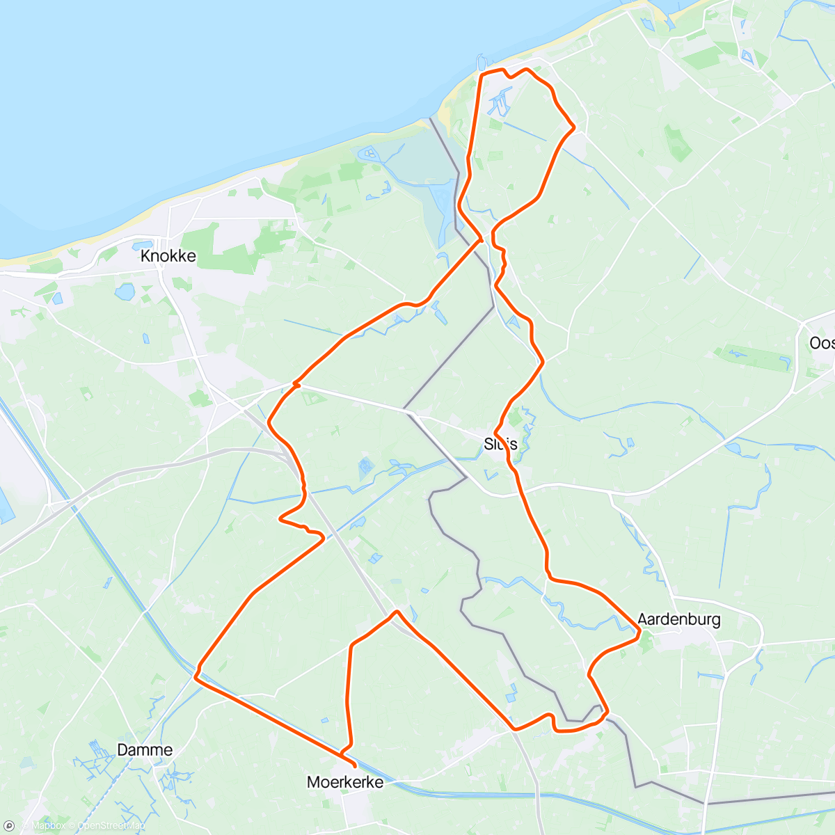 Map of the activity, Losrijden 🌞🚴