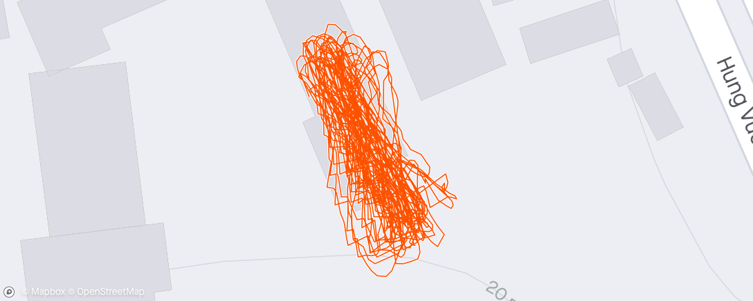 Map of the activity, Evening Walk