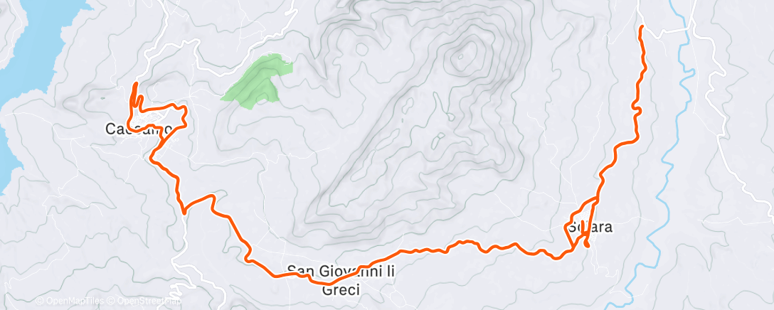 Карта физической активности (Afternoon Ride)