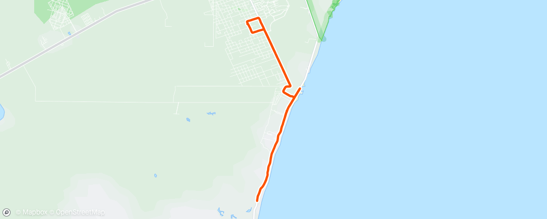 Map of the activity, ass sweat for days