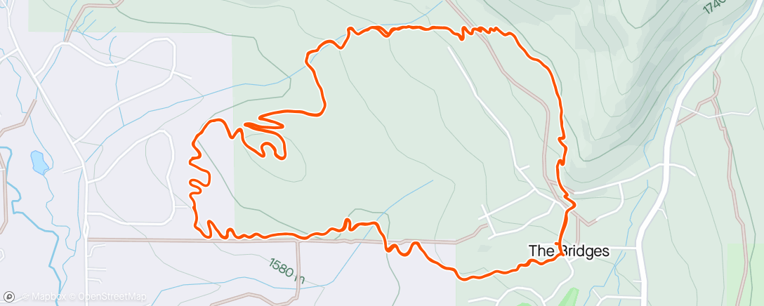 Map of the activity, Riding a new trail with JP