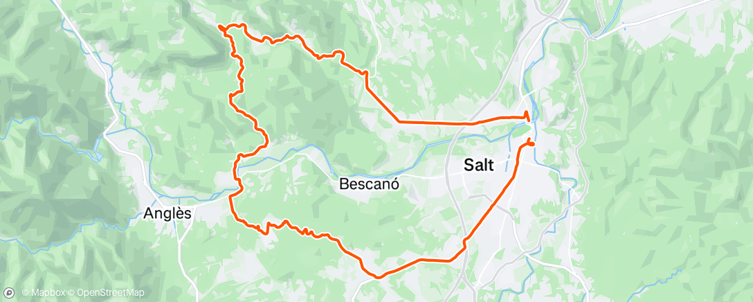 Map of the activity, Morning Ride