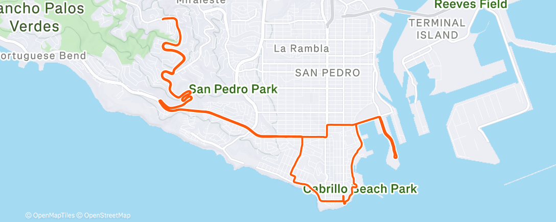 Map of the activity, Afternoon Ride