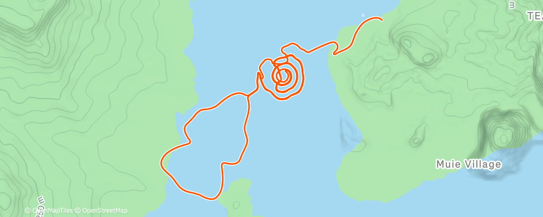 Map of the activity, Zwift - Loopin Lava in Watopia