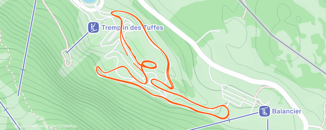 Map of the activity, SAMSE TOUR 3 PREMANON