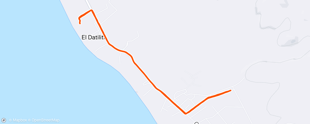 Map of the activity, Morning Run