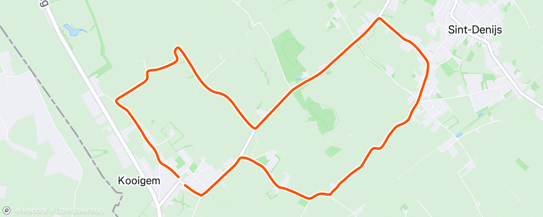 Map of the activity, Afternoon Walk