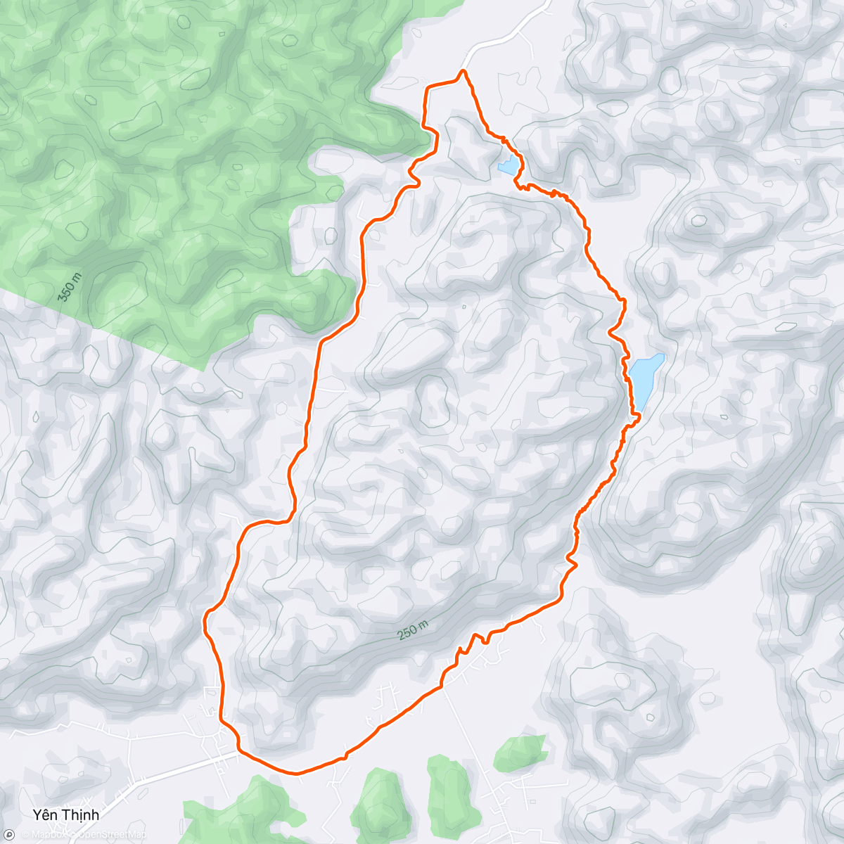 Map of the activity, Hữu Lũng 2