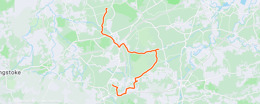 Карта физической активности (Afternoon Ride)