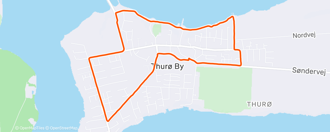 Mappa dell'attività Afternoon Run