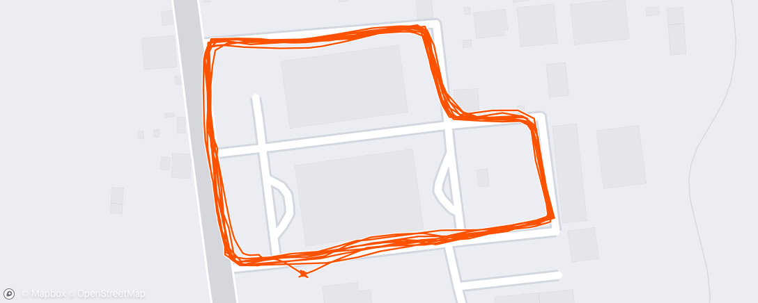 Map of the activity, Morning Run