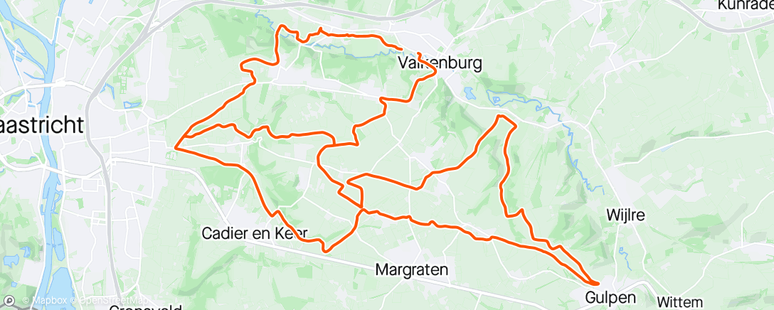 Kaart van de activiteit “Gravelfondo Limburg”