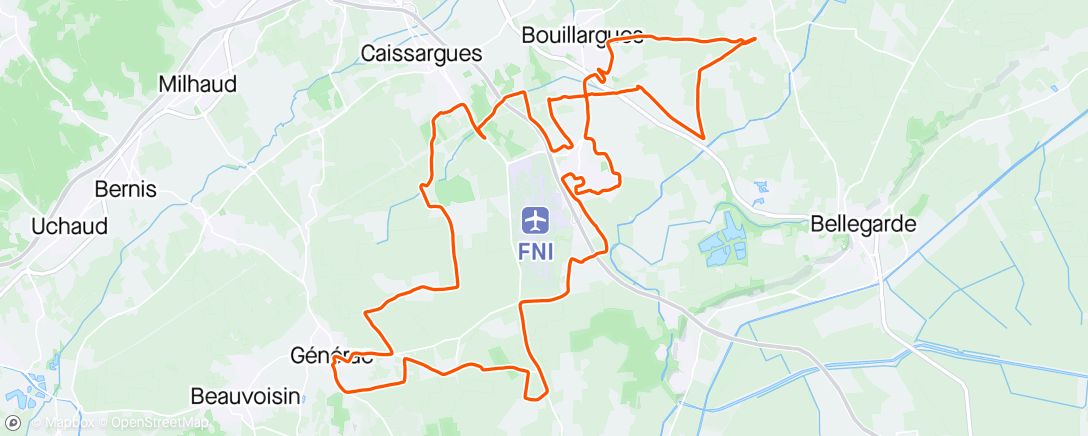 Map of the activity, Sortie Route Streetstepper RS20 Hybride " Demi 💯 du soir... in the wind 💨🌬️💨🌬️😖"