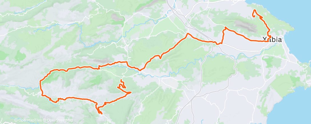 Map of the activity, Testday + endurance loop