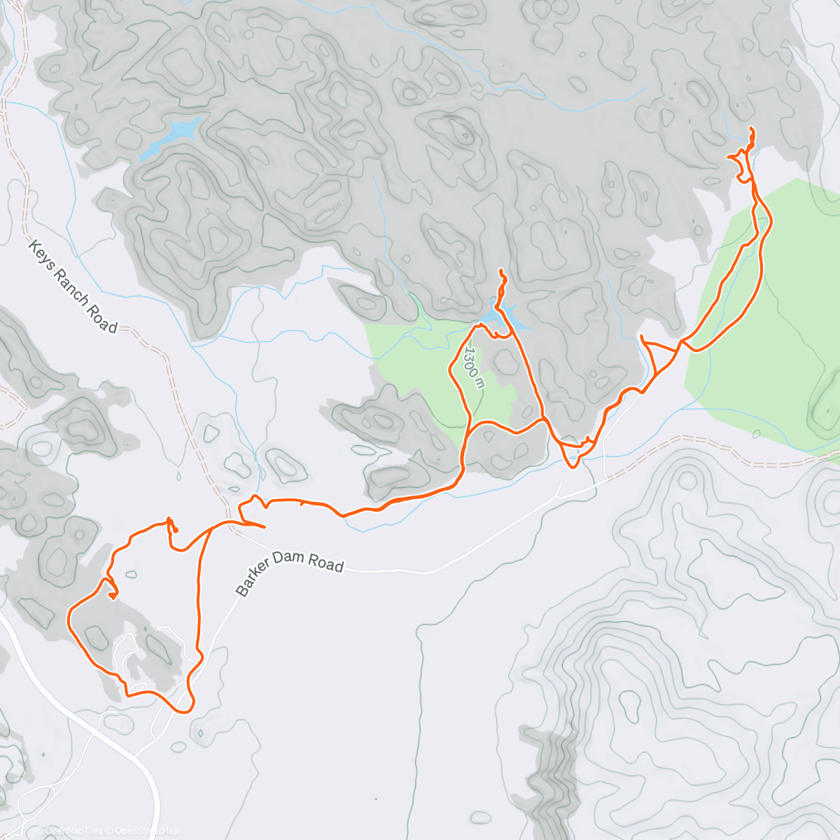 Карта физической активности (Hiking & Climbing Joshua Tree)