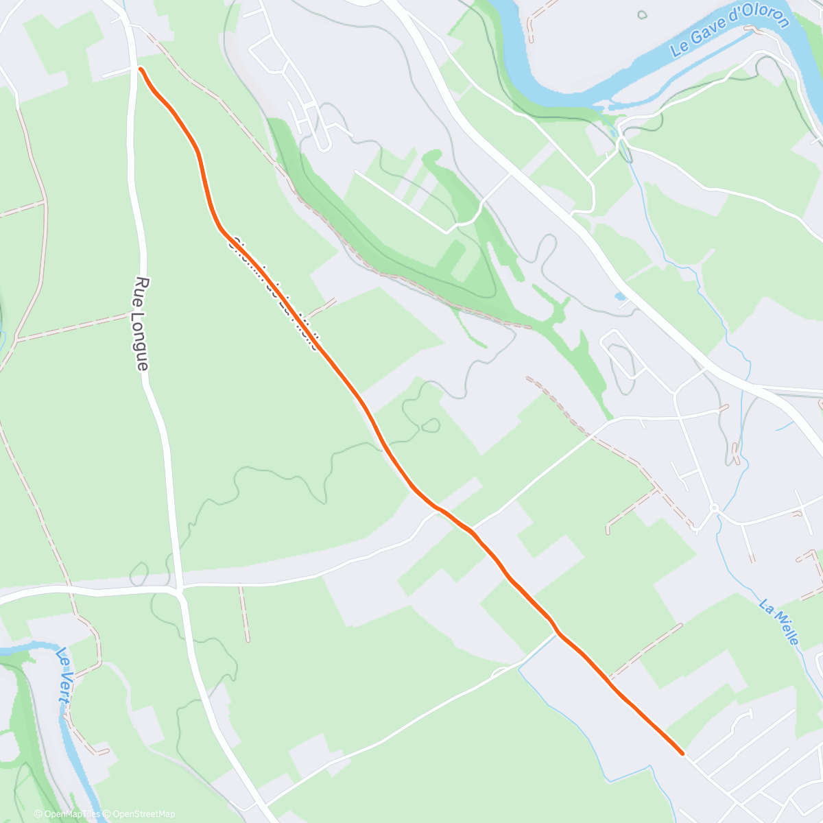 Карта физической активности (Sortie vélo dans l'après-midi -Balade bucolique)