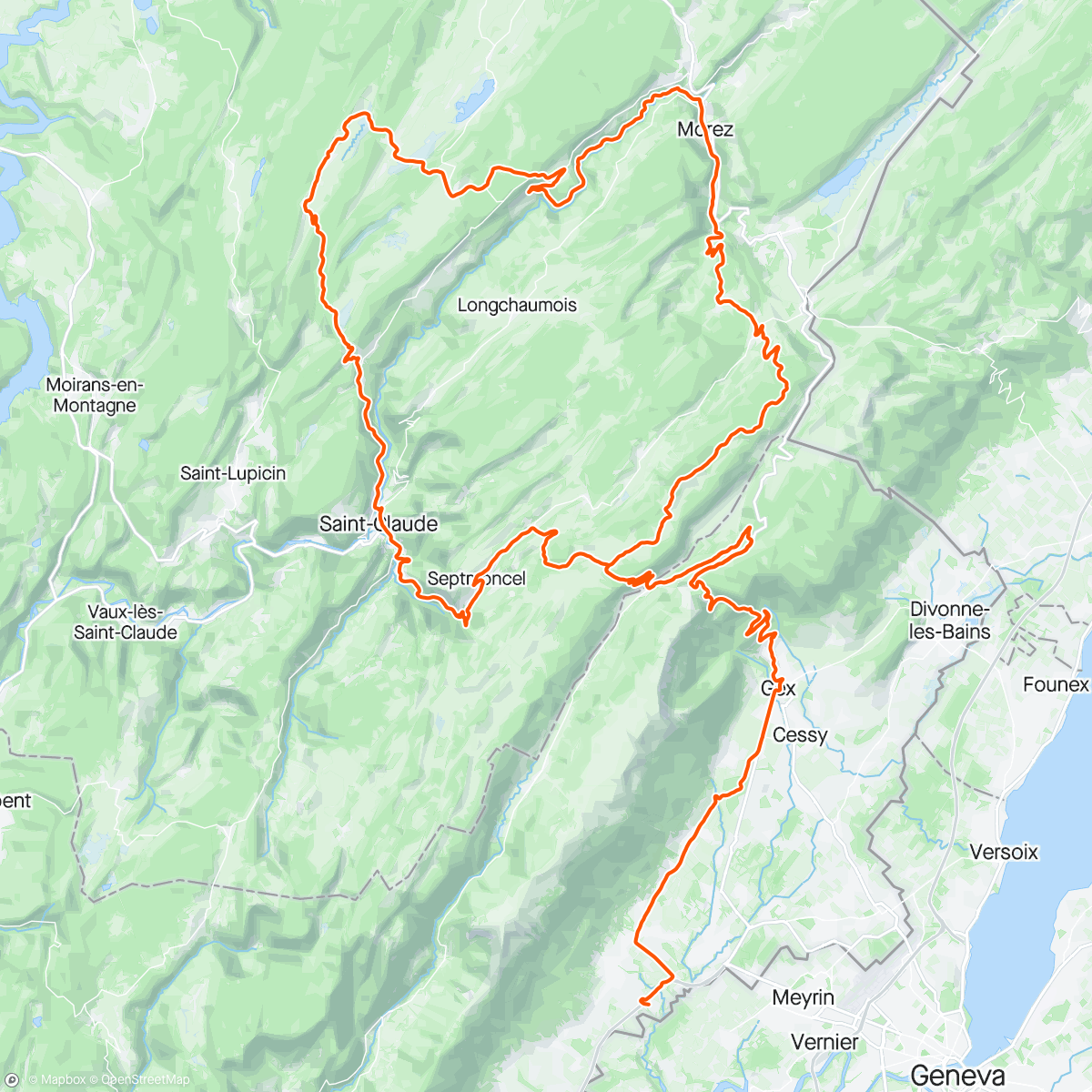 Map of the activity, Cracking on the Climbs 🥵