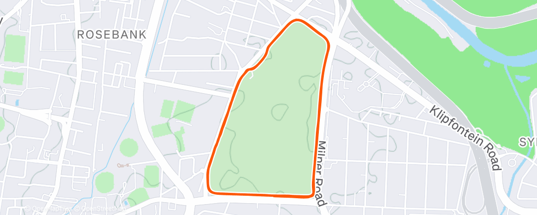 Map of the activity, Post Half Marathon : Walk and Jog Recovery   nton nton