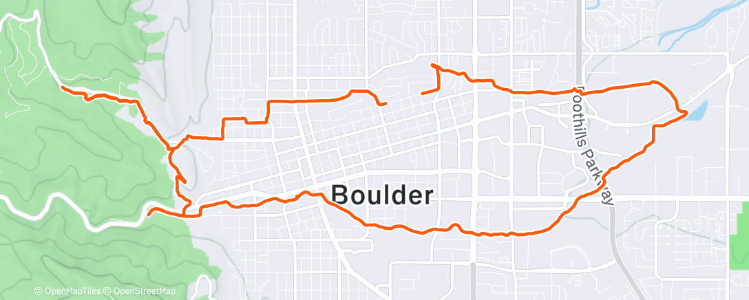 Map of the activity, Sasha Trot