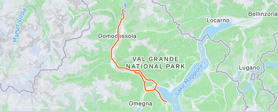 Map of the activity, Stresa