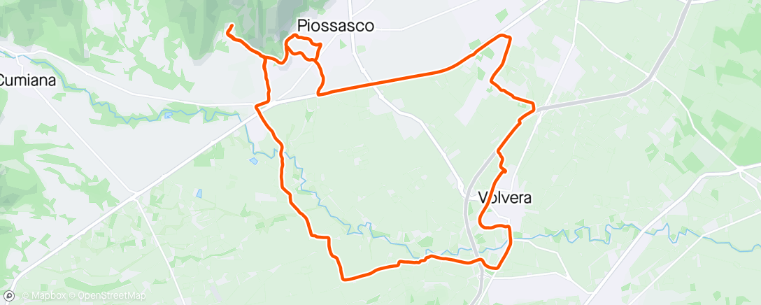 アクティビティ「Giro pomeridiano nel gelo」の地図
