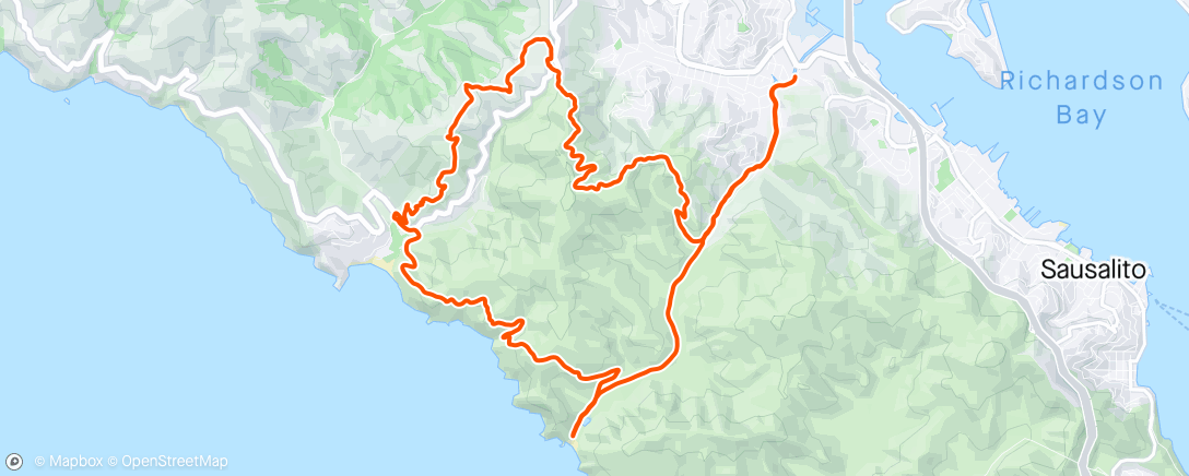 Map of the activity, Marin is my happy place