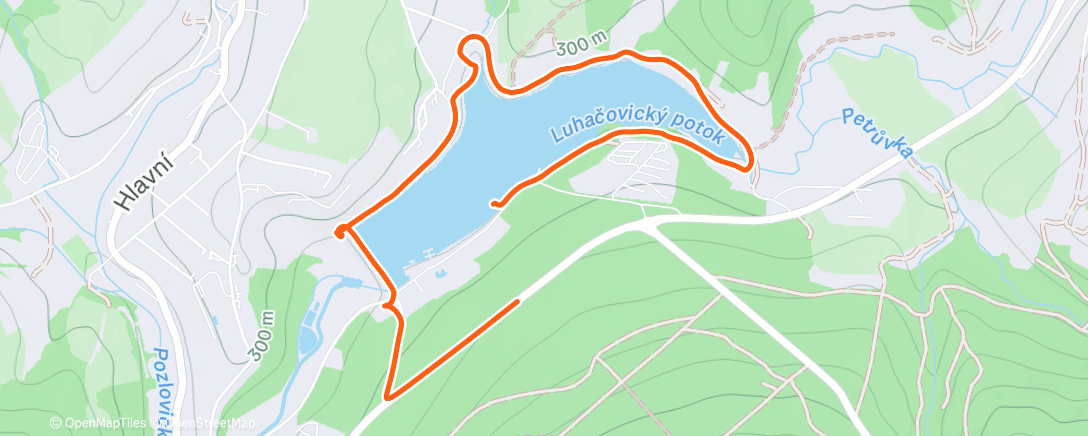 Карта физической активности (Afternoon Walk)