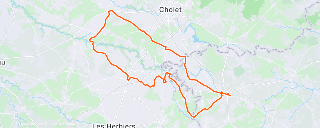 Map of the activity, Dernière et bonne sortie 2025 pour valider les 14 000km ☑️🥂