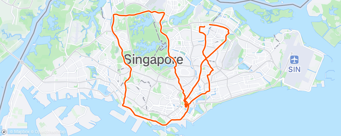 Map of the activity, Morning Ride