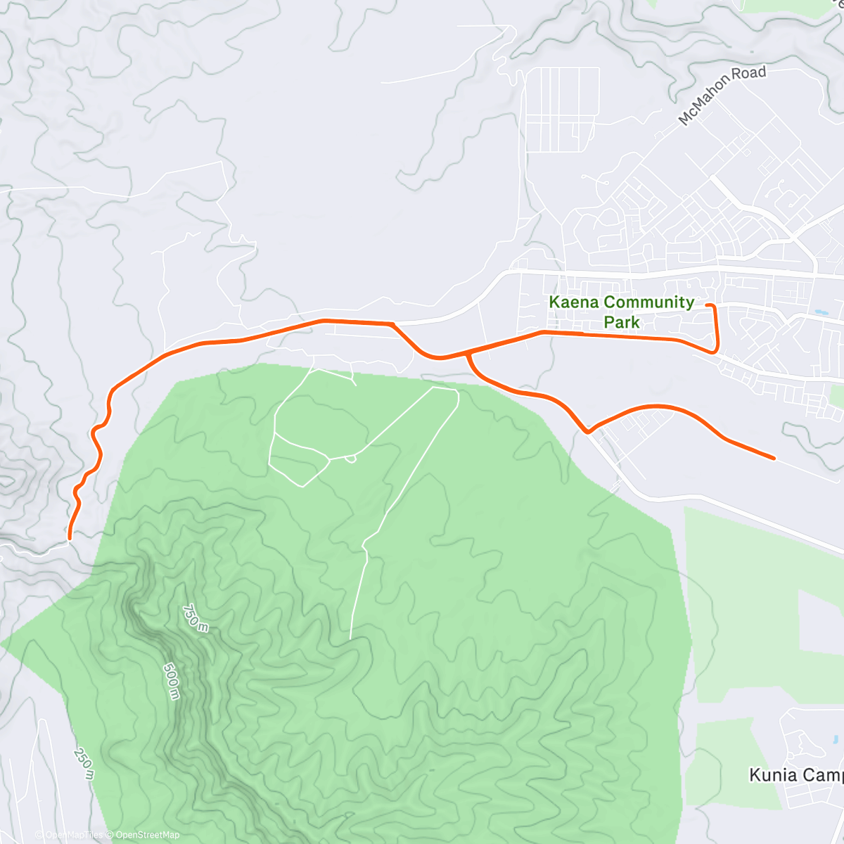 Map of the activity, Christmas Eve Quickie