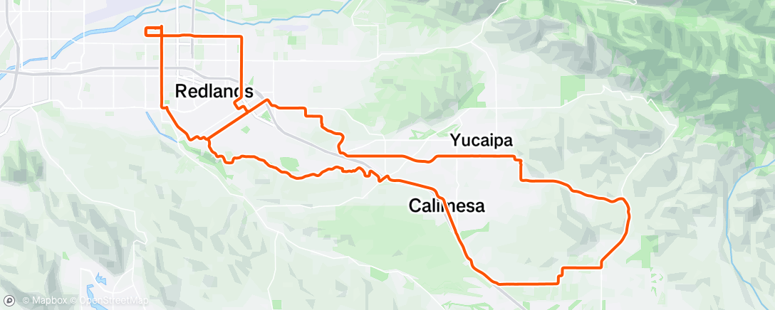 Mapa de la actividad, Lunch Ride