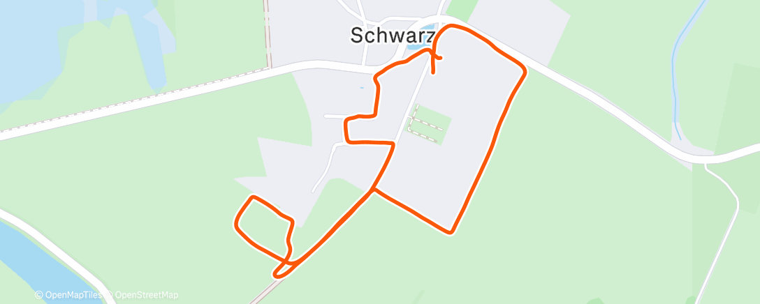 Карта физической активности (Spaziergang am Nachmittag)