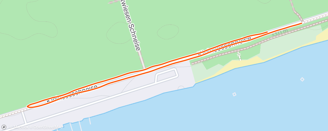 Map of the activity, Morning Run