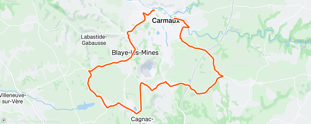 Carte de l'activité