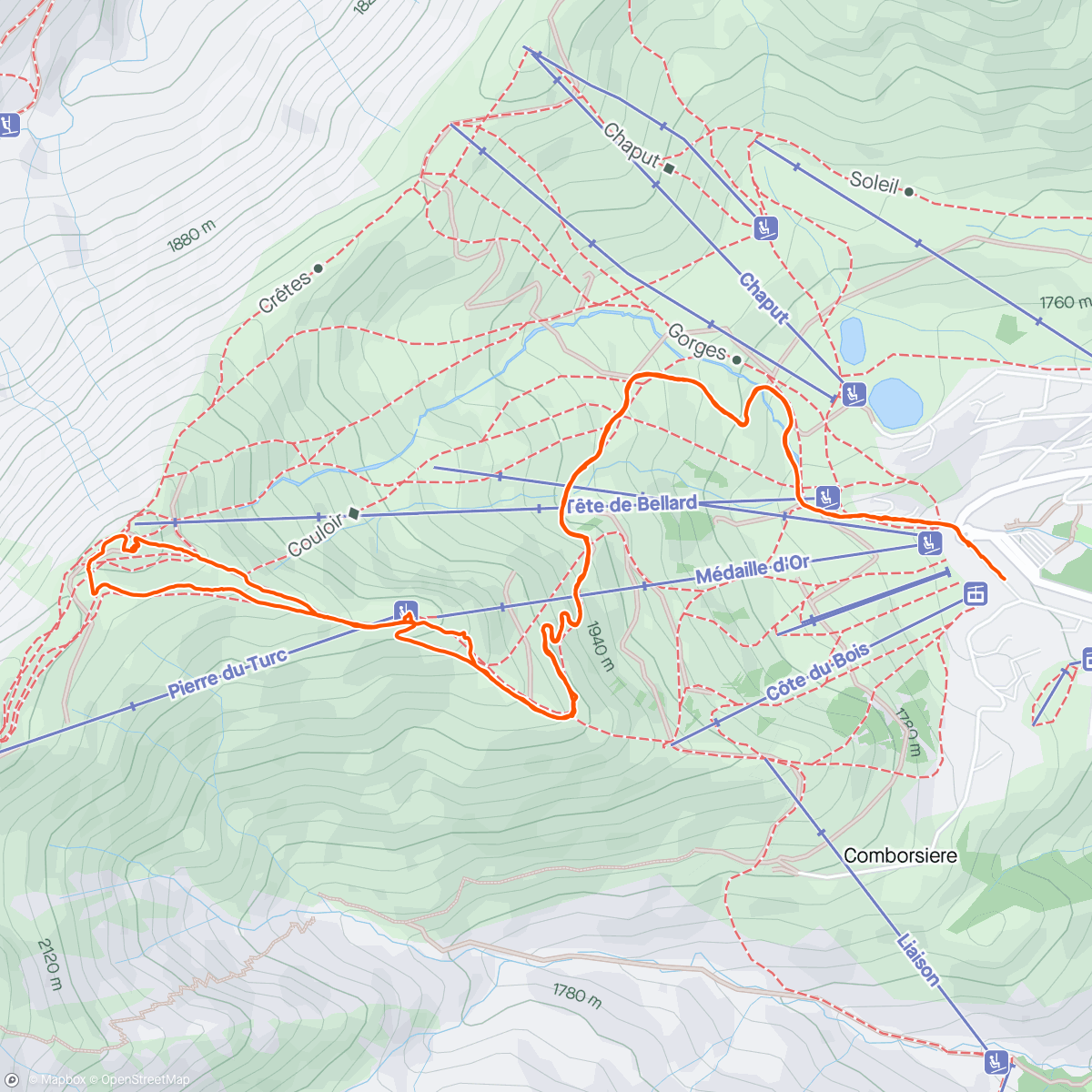 Mappa dell'attività Petit treck en montagne avec kiki sous la neige.
Bravo ma puce..
Faisait pas chaud