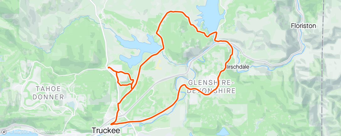 Map of the activity, 1st ride outside since December- it rained on me the whole time 🤣