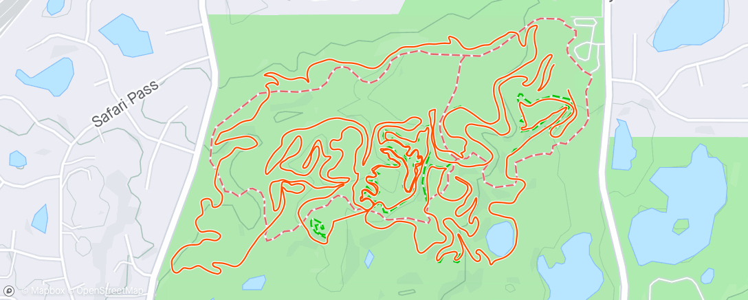 Map of the activity, I love Leb on a hardtail!