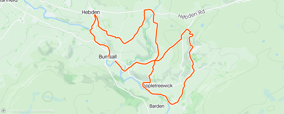 Map of the activity, Burnsall half marathon - beautiful - first time running this and loved it. Great conditions, a bit of wind on the tops but the hills have definitely started to dry out a bit compared to a couple of weeks ago.

Warm pasties at the finish followed by a pub