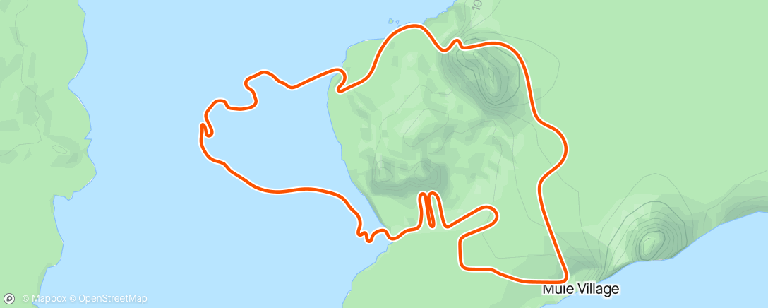Mapa da atividade, Zwift - Pacer Group Ride: Volcano Flat in Watopia with Coco