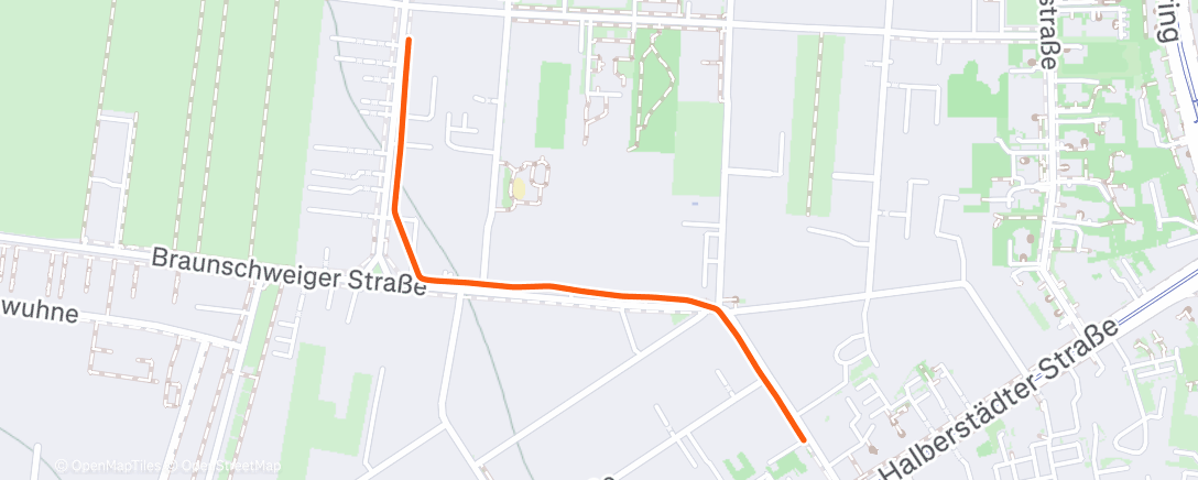 Map of the activity, Spaziergang am Nachmittag