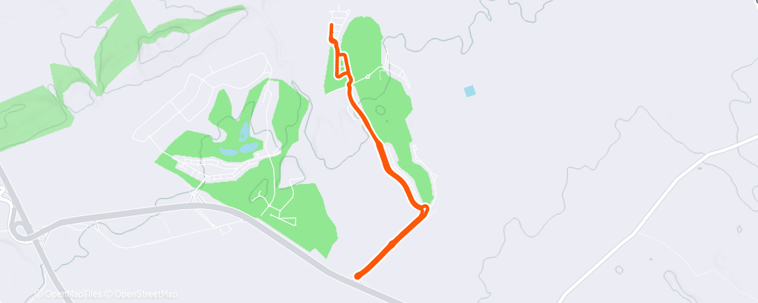 Map of the activity, Xmas 6