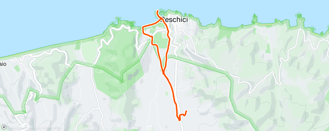 Map of the activity, Villaggio Moresco Alto - Baia di Peschici