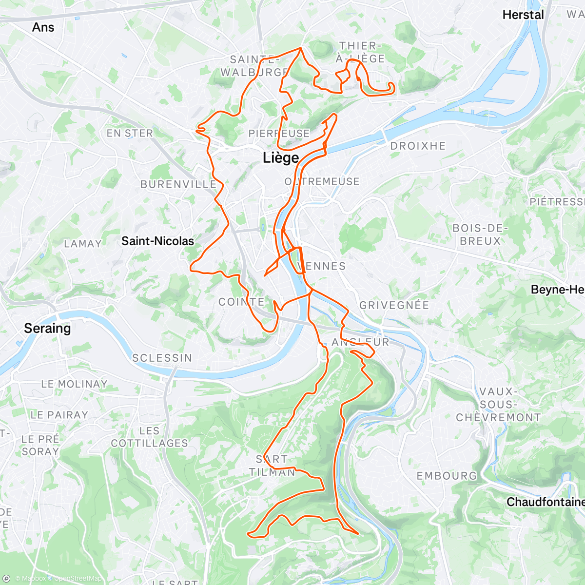 Map of the activity, Un début de semaine haut en couleur