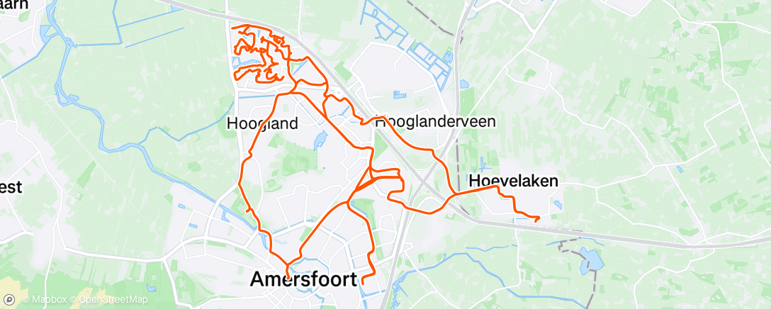 Map of the activity, Cycloon 14