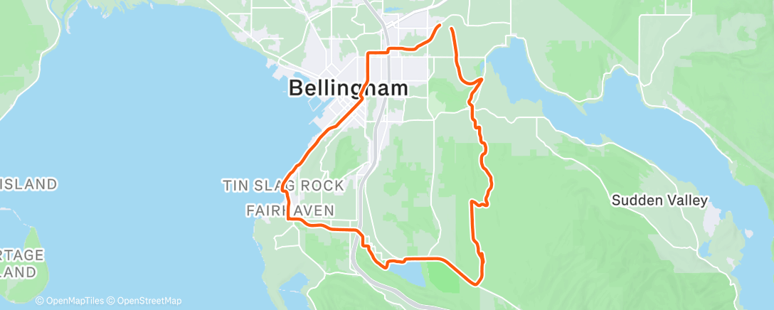 Mappa dell'attività Afternoon Mountain Bike Ride