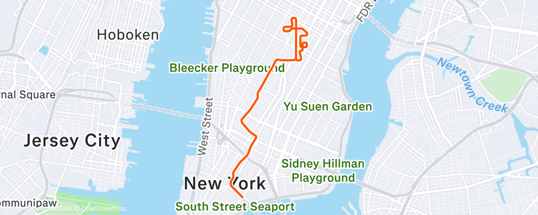 Map of the activity, Zwift - Renewal on Spinfinity in New York